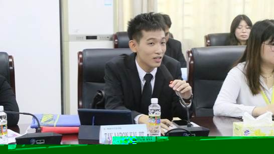 馬來西亞大學學生代表發言特寫2